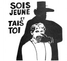 1968 mai Sois jeune et tais toi de gaulle_1